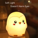 Нощна лампа Nimbo Silicone Penguin, PAT, 3-whites, USB /бяла/ - Image 2