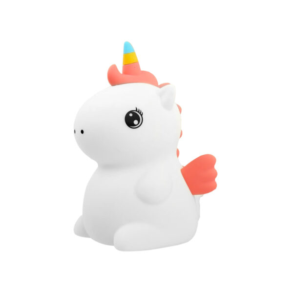 Нощна лампа Nimbo Silicone Unicorn, PAT, colorful, USB /бяла/