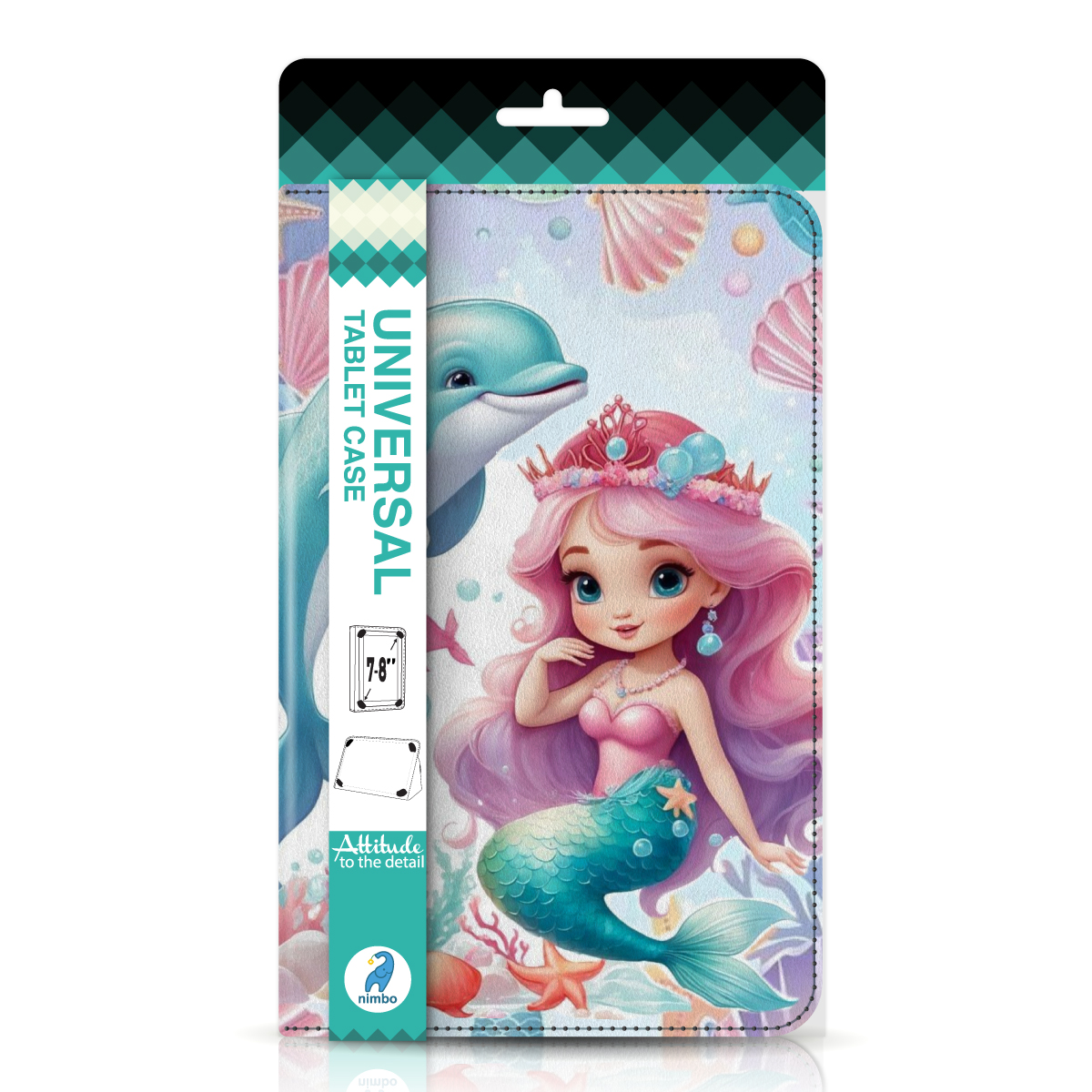 vensfon-nimbo-tablet-case-mermaid Калъф таблет Nimbo 7/8 инча универсален /русалка/ - Image 1