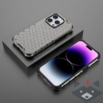 iPhone 15 Pro Max калъф Honeycomb (черен) - Image 3