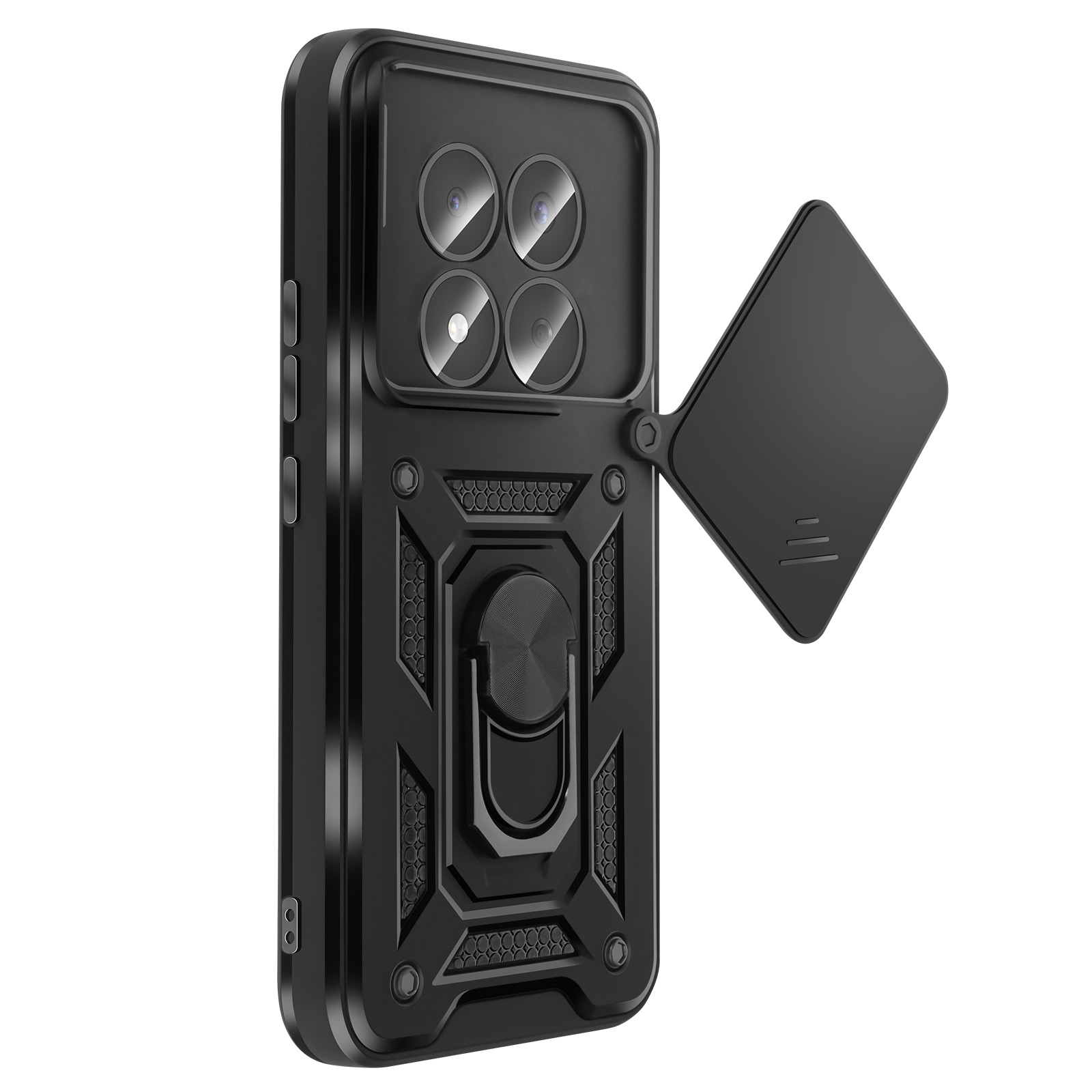 vensfon-note15pro-plus-armor-case XIAOMI Redmi Note 15 Pro Plus 5G Калъф ARMOR CamSlide Удароустойчив /черен/ - Image 1
