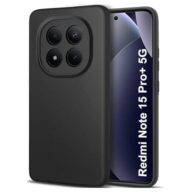 vensfon-note15pro-plus XIAOMI Redmi Note 15 Pro Plus 5G Калъф Silicone Matt /черен/ - Image 1