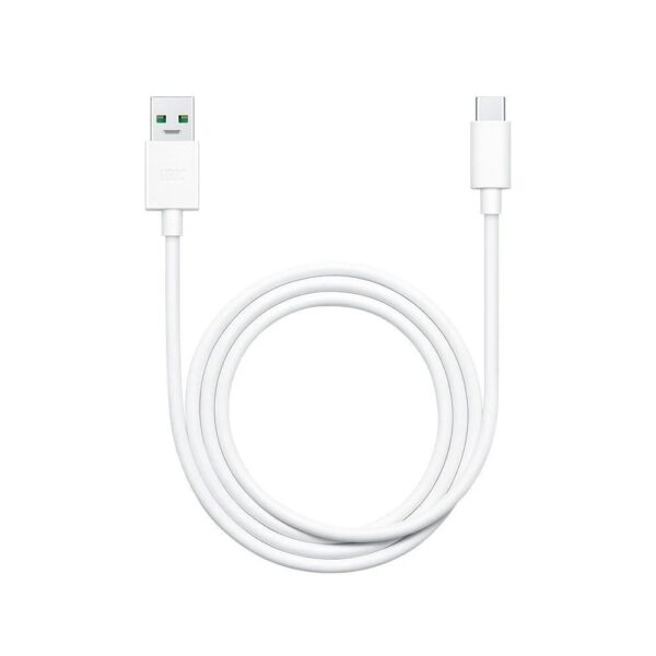 USB-A към USB-C кабел OPPO, 3A, DL129, 1m, Bulk /бял/
