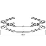 OSRAM STARTER Автомобилни кабели за подаване на ток 700A OSC250A, 12V/24V, 25mm², 3.5 метра - Image 3