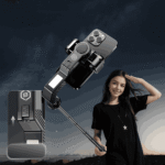 Blavec Селфи стик Aluminum Fusion P-10 Gimbal Tripod + Дистанционно управление - 1 метър /черен/ - Image 7