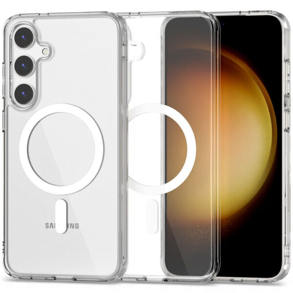 Samsung S24 Твърд кейс Tech-Protect FlexAir Hybrid с MagSafe /прозрачен/