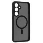 Samsung Galaxy A56 5G Калъф силикон Full Matte MagSafe /Черен/ - Image 2