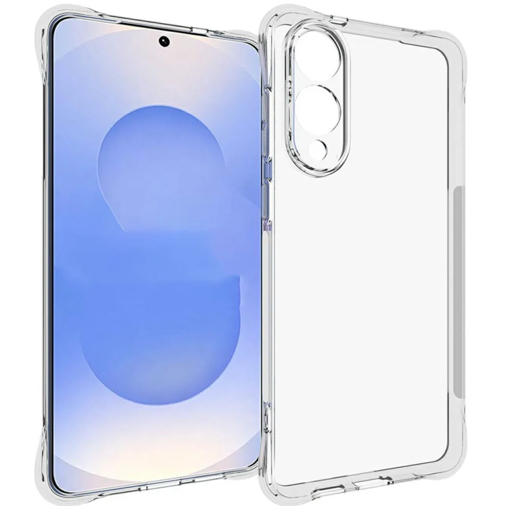 vensfon-s25.3 Samsung S25 Edge Силиконов гръб Anti Shock /прозрачен/ - Image 1