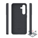 Samsung S25 Силиконов калъф Etteri /черен/ - Image 6
