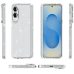 Samsung S25 Edge Crystal Case /прозрачен силиконов кейс с вградени брокатени частици/