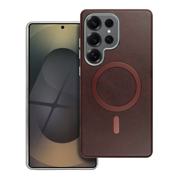 Samsung S25 Ultra Калъф GENTLEMAN MAG COVER, съвместим с MagSafe