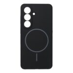 Samsung S26 Силиконов калъф с MagSafe /черен/
