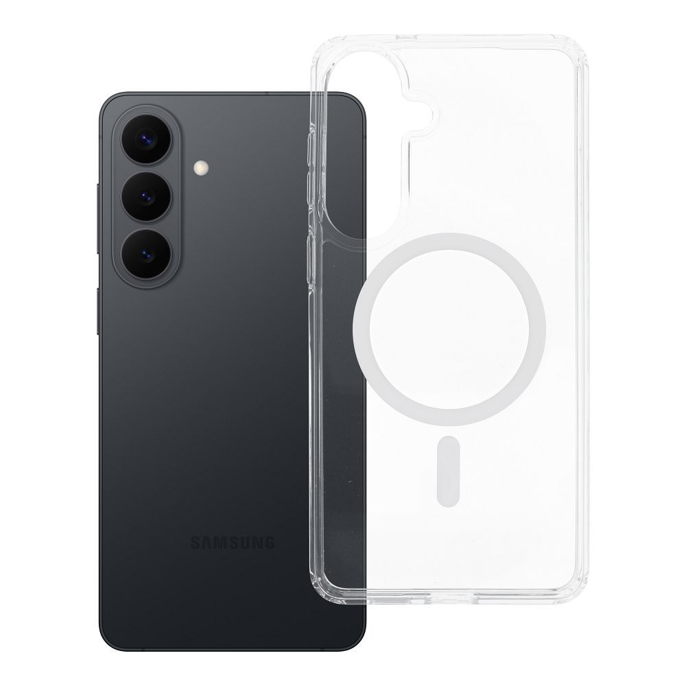 vensfon-s26plus-keis.5 Samsung S26 Plus Силиконов калъф Forcell F-Protect Clear Hybrid Premium с MagSafe /прозрачен/ - Image 1