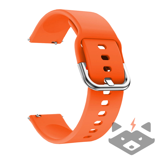 vensfon-silmple-strap-2-orange-600x600-1 Универсална каишка /22mm/ Силиконова каишка Simple2 за Smart Watch /оранжева/ - Image 1