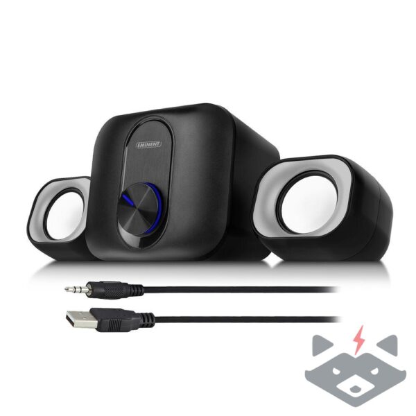 Озвучителна система EWENT Eminent 2.1, 3.5 mm, USB, 11W