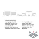 Озвучителна система EWENT Eminent 2.1, 3.5 mm, USB, 11W - Image 6