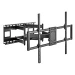 60" - 120" Стойка за телевизор Brateck за монтаж на стена, Heavy-duty, въртяща, LM HD FUL TV 60 120