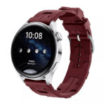 Универсална каишка /22мм/ Smart Watch , Colorful wristband, силикон /вишнева/ - Image 2