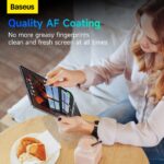 iPad 10.2inch /2019/2020/2021/ / iPad Air 3 10.5inch Стъклен протектор BASEUS Tempered Glass Crystalline Series HD - Image 3