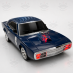 Bluetooth тонколонка Cars WS-1968 10W спортен автомобил с LED светлини, USB, MicroSD и AUX /тъмно синя/ - Image 2