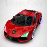 Bluetooth тонколонка Cars WS-690 15W във формата на спортен автомобил с LED светлини, USB, MicroSD, AUX и FM радио - Image 3