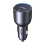12-24V Зарядно за кола Ugreen 130W, USB-A + 2xUSB-C, графит - EC705 / 35025 - Image 2