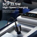12-24V Зарядно за кола Ugreen 130W, USB-A + 2xUSB-C, графит - EC705 / 35025 - Image 3