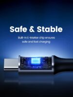 UGREEN кабел USB-C към USB-C под ъгъл, 100W, PD Fast Charging 90 Degree, 1м /черен/ - Image 5