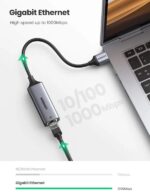 UGREEN Преходник Адаптер от USB-A 3.0 към RJ45 /ж/ /сив/ - CM209 / 50922 - Image 2