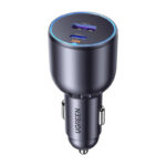 12-24V Зарядно за кола Ugreen 63W, USB-A + USB-C, графит - EC701 / 35023