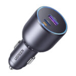 12-24V Зарядно за кола Ugreen 63W, USB-A + USB-C, графит - EC701 / 35023 - Image 2