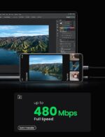 UGREEN Кабел USB А / USB-C 3A,1м, плетен /черен/ - US288 / 60126 - Image 3