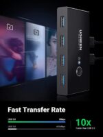 UGREEN Хъб 2-в-4 out USB-A (3.0) Sharing Switch box /черен/ - US216 / 30768 - Image 5