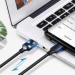 Кабел UGREEN US287 USB-A-Type-C , 1м, 3A, Nickel plating /бял/ -  60121 - Image 3