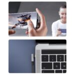 UGREEN кабел USB-C към USB-C под ъгъл, 100W, 2м, Right angled /сив/ - Image 5