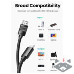 Кабел Ugreen - HD119, HDMI/HDMI, 2m /черен/ - Image 3