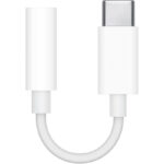 Адаптер Apple USB-C към 3.5 мм, MU7E2AM/A /бял/