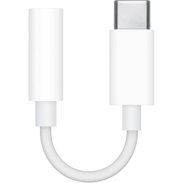 Адаптер Apple USB-C към 3.5 мм, MU7E2AM/A /бял/
