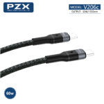 Кабел Type C - Type C PZX V206C 60W 1m - Image 3