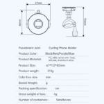 Blavec BV-03 Velo Quick Lock Magsafe Стойка за кормило /черна/ - Image 13