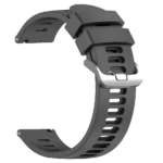 Универсална каишка /22mm/ Силиконова каишка за Smart Watch /черна/
