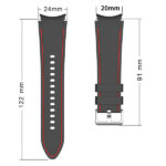 Samsung Watch 4, 20mm Силиконова каишка Silicon Deluxe Strap - Image 2