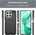 Honor X8b Силиконов гръб Plai CARBON /черен/ - Image 2