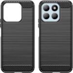 Honor X8b Силиконов гръб Plai CARBON /черен/