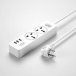 Разклонител XO, 2 Sockets + 3 USB, WL04 /бял/