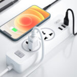 Разклонител XO, 2 Sockets + 3 USB, WL04 /бял/ - Image 3