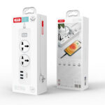 Разклонител XO, 2 Sockets + 3 USB, WL04 /бял/ - Image 2