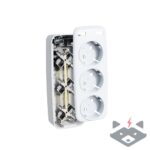 Разклонител Smart Plug XO, 3 Гнезда + 2USB-A, WL08 /бял/ - Image 4