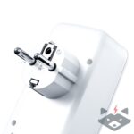 Разклонител Smart Plug XO, 3 Гнезда + 2USB-A, WL08 /бял/ - Image 5