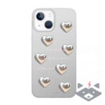 Apple iPhone 13 Силиконов калъф Hearts